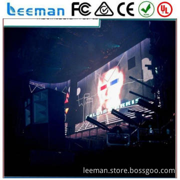 full color frizzy flexible soft led screen for decorate church 2015 Leeman P10 SMD wall screen